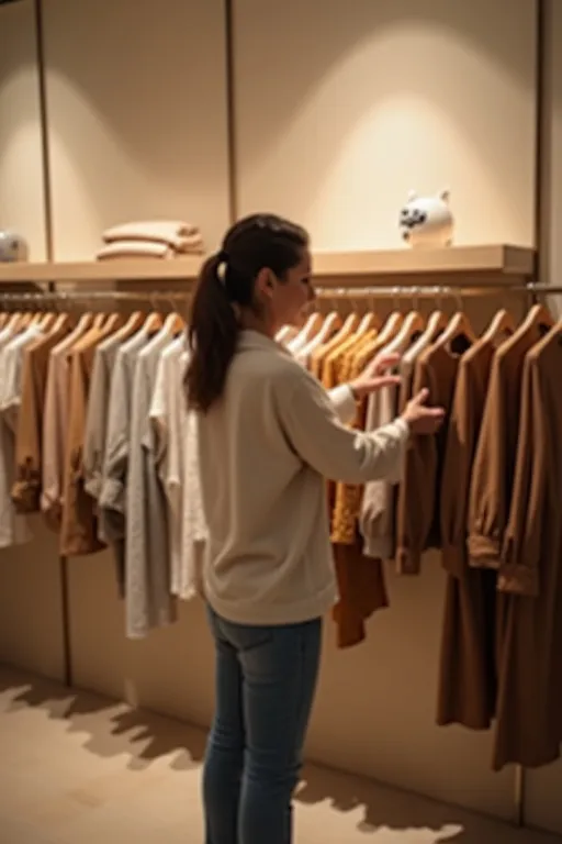 Fotografia dimostrativa: boutique di moda locale